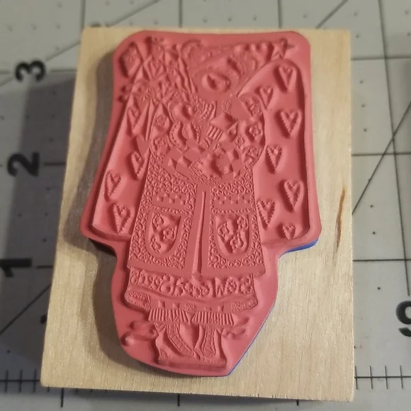 Alma Lynne rubber stamps. Boy scarecrow,  girl scarecrow and angel bear. - Picture 5 of 7